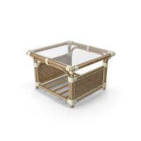 Albany Rattan Coffee Table PNG & PSD Images
