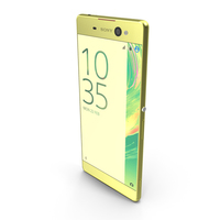 Sony Xperia XA Ultra Lime Gold PNG & PSD Images
