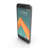 HTC 10 Glacial Silver PNG & PSD Images