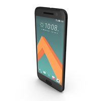 HTC 10 Carbon Grey PNG & PSD Images
