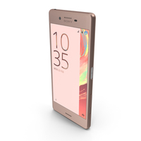 Sony Xperia X Rose Gold PNG & PSD Images