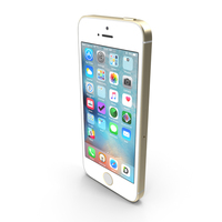 Apple iPhone SE Gold PNG & PSD Images