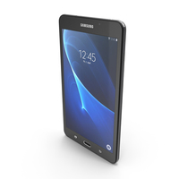 Samsung Galaxy Tab A 7.0 2016 Black PNG & PSD Images