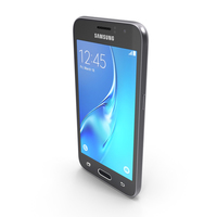 Samsung Galaxy J1 2016 Black PNG & PSD Images