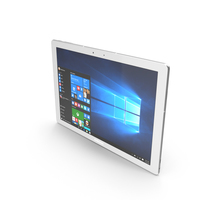 Samsung Galaxy TabPro S Tablet White PNG & PSD Images