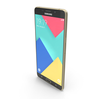 Samsung Galaxy A9 Gold PNG & PSD Images