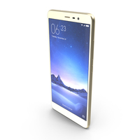 Xiaomi Redmi Note 3 Champagne Gold PNG & PSD Images