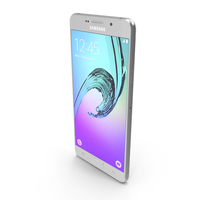 Samsung Galaxy A7 White PNG & PSD Images