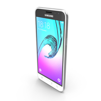 Samsung Galaxy J3 White PNG & PSD Images