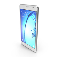 Samsung Galaxy On7 White PNG & PSD Images