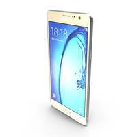 Samsung Galaxy On7 Gold PNG & PSD Images