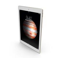 Apple iPad Pro Gold PNG & PSD Images