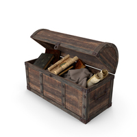 Chest with Artifacts PNG & PSD Images