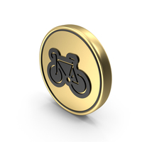 Bicycle Sport Coin Logo Icon PNG & PSD Images