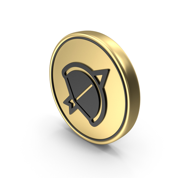 Bow Arrow Game Coin Logo Icon PNG & PSD Images