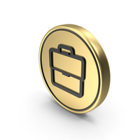 Briefcase Coin Logo Icon PNG & PSD Images