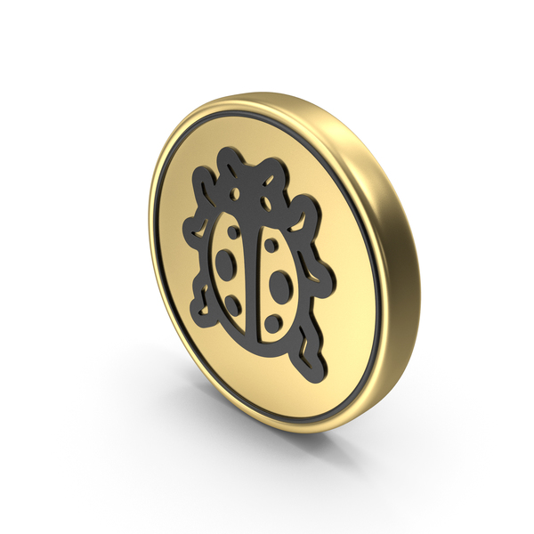 Lady Beetle Coin Logo Icon PNG & PSD Images