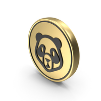 Panda Face Coin Logo Icon PNG & PSD Images