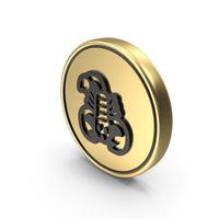 Scorpion Coin Logo Icon PNG & PSD Images