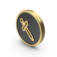 Sword Dagger Coin Logo Icon PNG & PSD Images