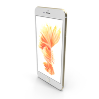 Apple iPhone 6s Plus Gold PNG & PSD Images