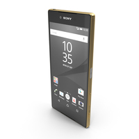 Sony Xperia Z5 Premium Gold PNG & PSD Images