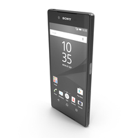 Sony Xperia Z5 Graphite Black PNG & PSD Images