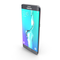 Samsung Galaxy S6 Edge+ Black Sapphire PNG & PSD Images