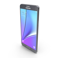 Samsung Galaxy Note5 Black Sapphire PNG & PSD Images