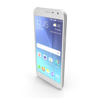 Samsung Galaxy J7 White PNG & PSD Images
