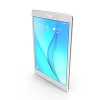 Samsung Galaxy Tab A 9.7 White PNG & PSD Images