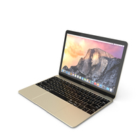 Apple MacBook 2015 Gold PNG & PSD Images