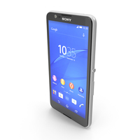 Sony Xperia E4 White PNG & PSD Images