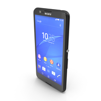 Sony Xperia E4 Black PNG & PSD Images