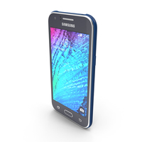 Samsung Galaxy J1 Blue PNG & PSD Images