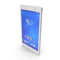 Sony Xperia Z3 Tablet Compact White PNG & PSD Images