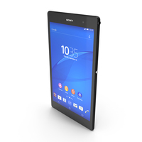 Sony Xperia Z3 Tablet Compact Black PNG & PSD Images