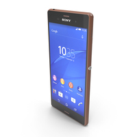 Sony Xperia Z3 Copper PNG & PSD Images