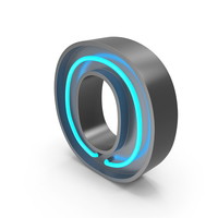 Neon Letter O PNG & PSD Images