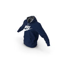 Blue Hoodie Nike Lowered Hood PNG & PSD Images