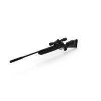 Break Barrel Air Rifle with Scope PNG & PSD Images