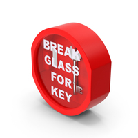 Break Glass Key Box PNG & PSD Images