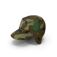 Camo Field Cap with Earflaps PNG & PSD Images