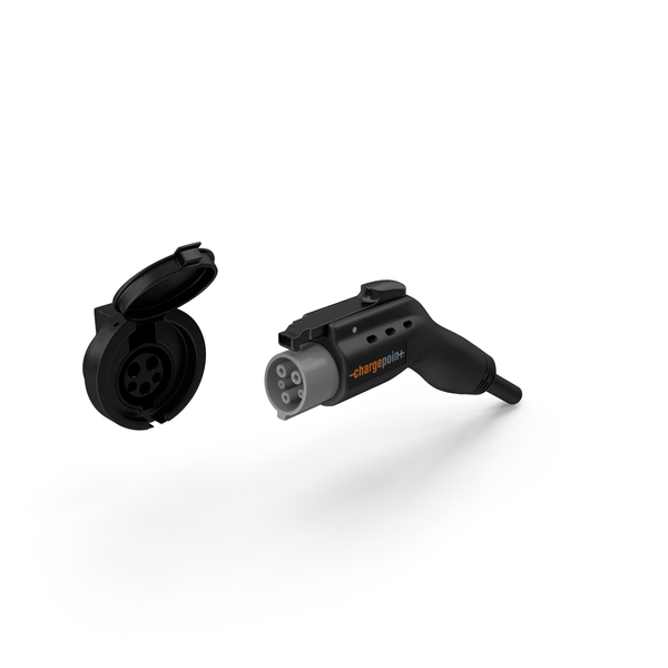 ChargePoint Electric Car Charging Plug Socket PNG & PSD Images