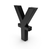 Chinese Yuan Currency Symbol Plastic PNG & PSD Images