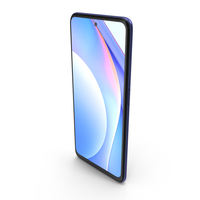 Xiaomi Mi 10T Lite 5G Atlantic Blue PNG & PSD Images