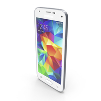 Samsung Galaxy S5 Mini White PNG & PSD Images