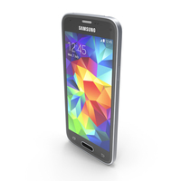 Samsung Galaxy S5 Mini Black PNG & PSD Images