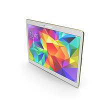 Samsung Galaxy Tab S 10.5 White PNG & PSD Images