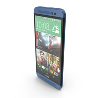 HTC One E8 Blue PNG & PSD Images